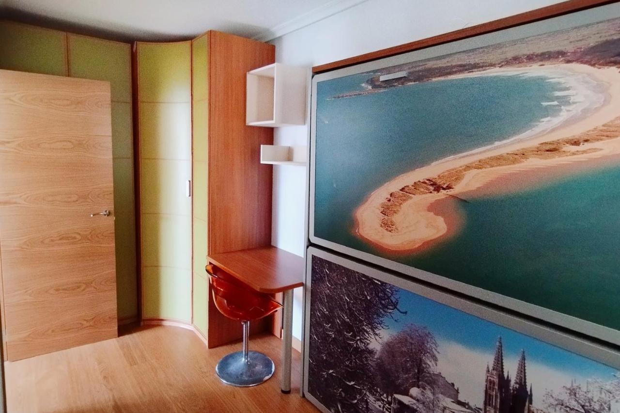 Apartamento con piscina a 100 metros de la playa en Somo Exterior foto